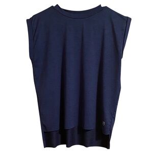 Born Primitive Captivate Muscle Tee Shirt Small Navy